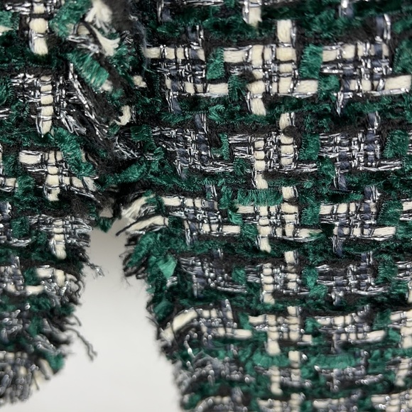 Rachel Zoe Contemporary Fit Tartan Plaid Tweed Jacket - Picture 6 of 15